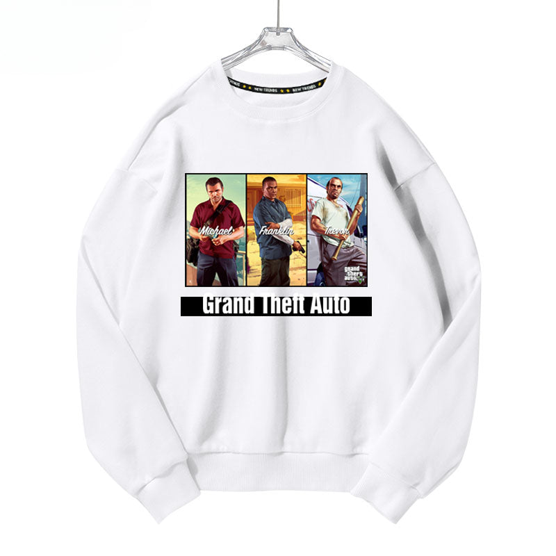 Game Crew Neck Pullover Sweatshirt