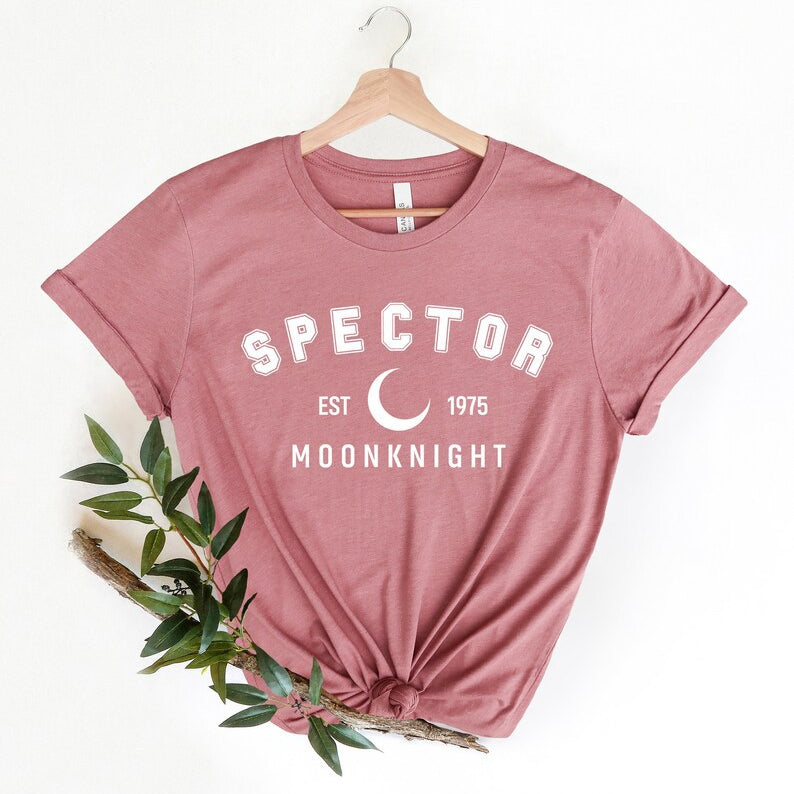 Casual Women's Spector Moonknight Letter T-shirt