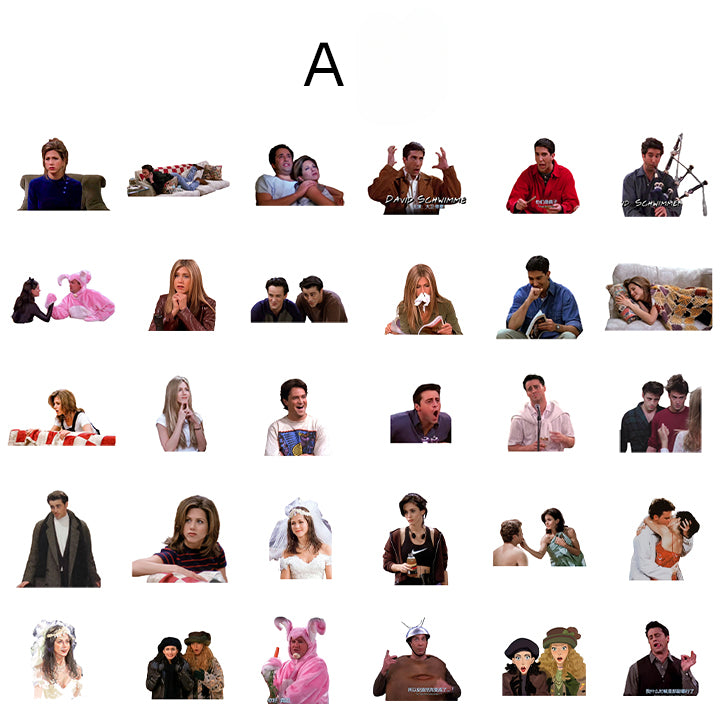 Friends Decorative Stickers