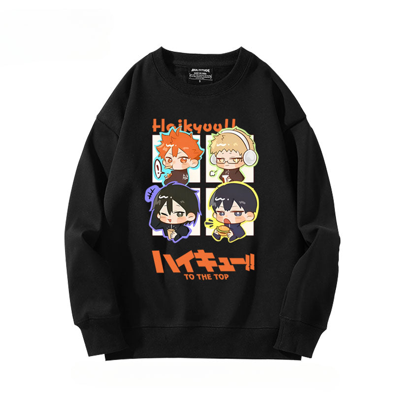 Unisex Hinata Anime Crew Neck Sweatshirt