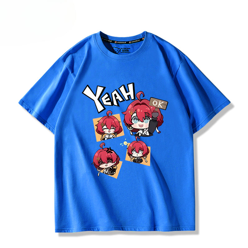 Casual Game Graphic Short-sleeved T-shirt