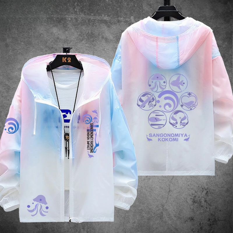 Trendy Game Print Sunscreen Thin Jacket