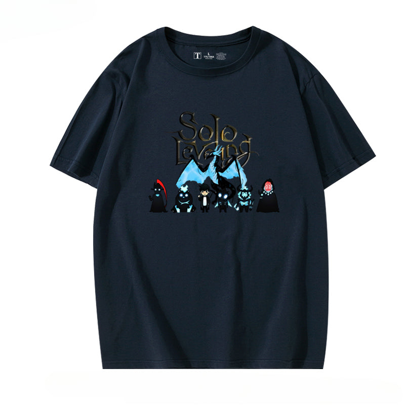 Trendy Anime Print Short-sleeved T-shirt