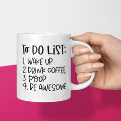 To Do List Daily Ceramic Mug
