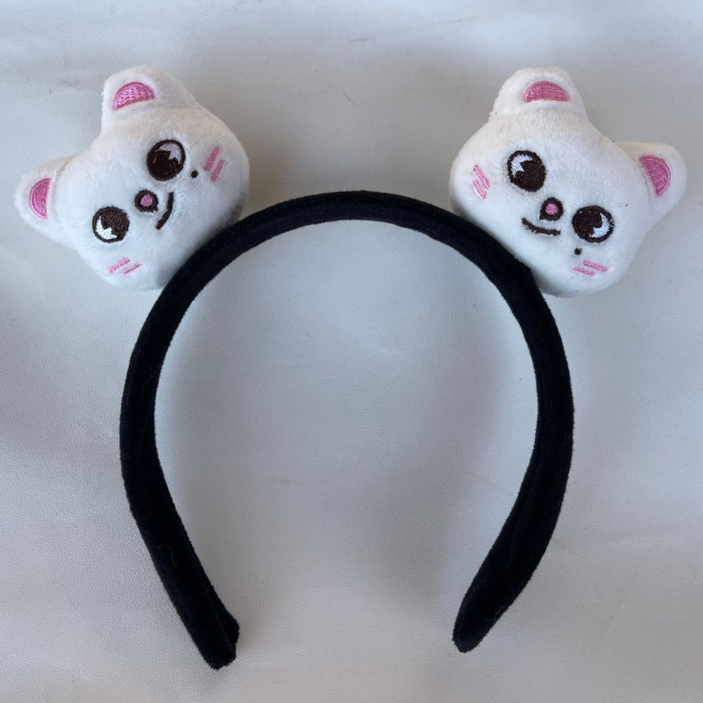 Kpop Members Cartoon Characters Plush Headband