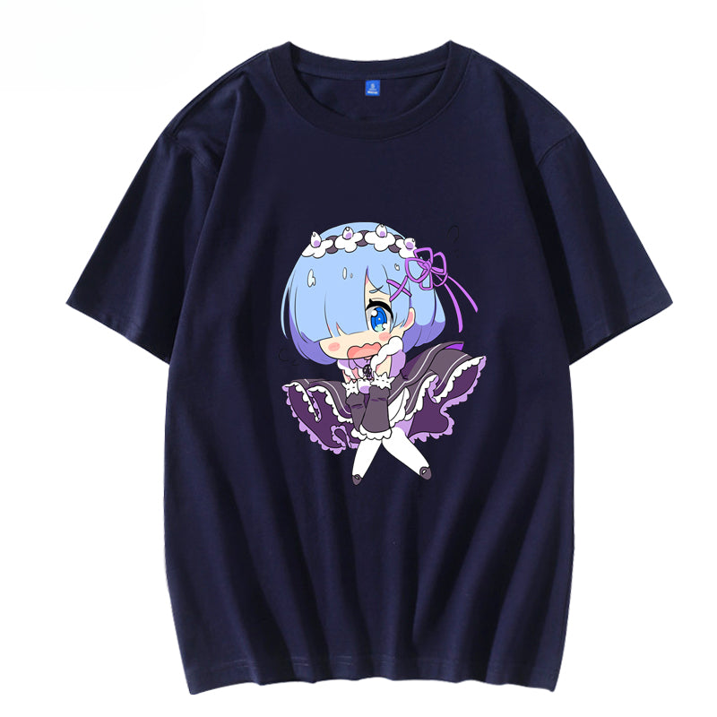 Rem Anime Short-sleeved T-shirt