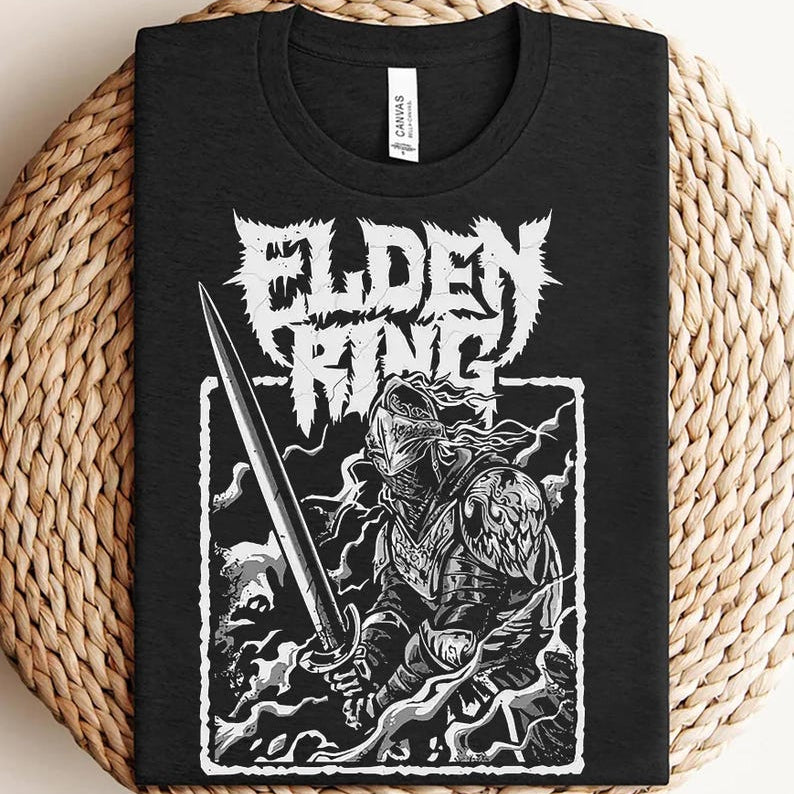 Unisex Game Pattern Printed T-Shirt