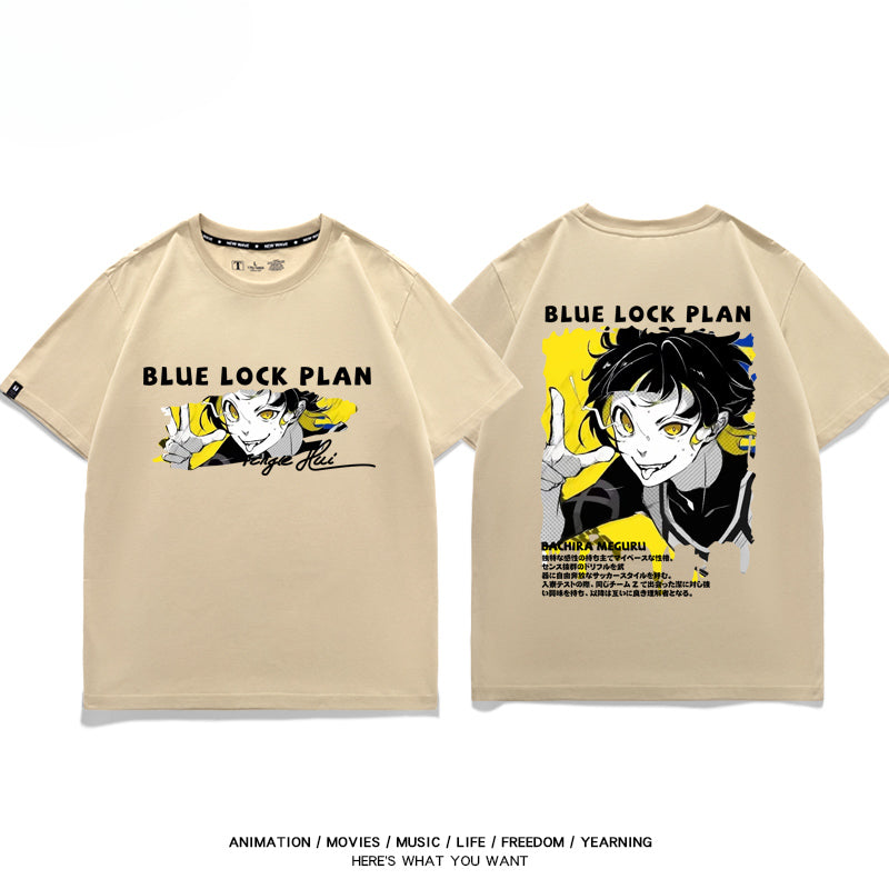 Casual Anime Print Short-sleeved T-shirt