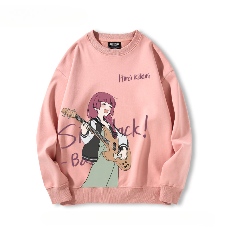 Women's Anime Crew Neck Sweatshirt