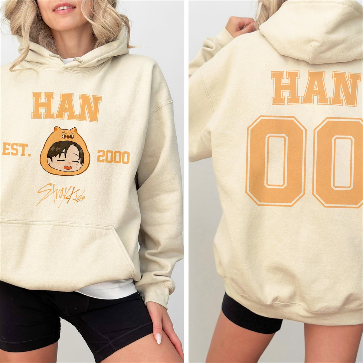 SKZ Member Graphic Printed Sweatshirt Hoodie