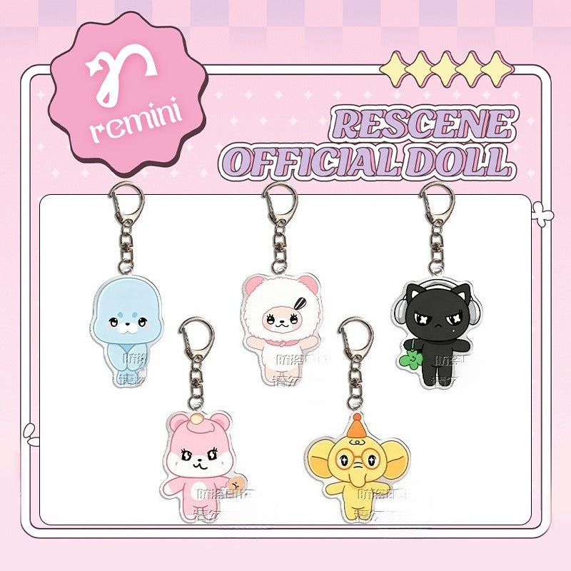 RESCENE "REMINI" Acrylic Keychain Set