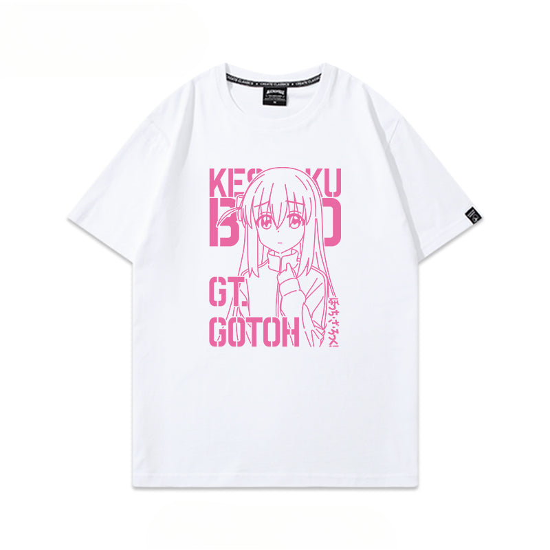 Unisex Anime Print Short Sleeve T-Shirt