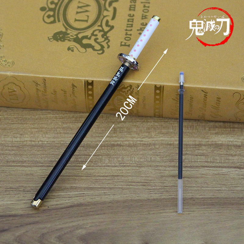 Cool Anime Sword Model Metal Gel Pen