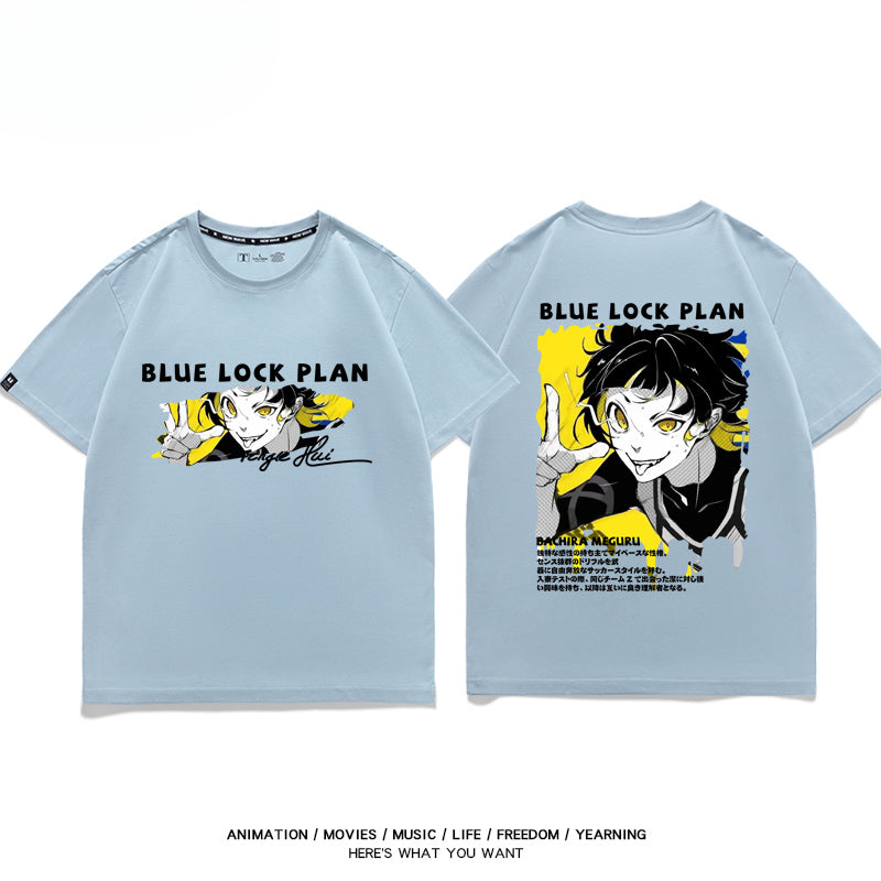 Casual Anime Print Short-sleeved T-shirt