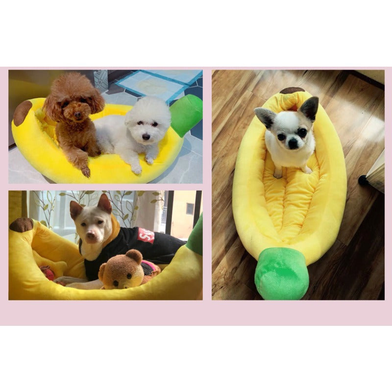 Pet Banana Bed