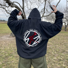 SKZ Inspired Pullover Black Hoodie