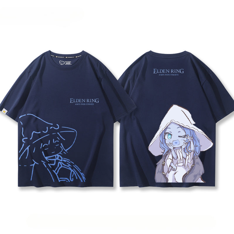 Casual Ranni The Witch Game Short-sleeved T-shirt