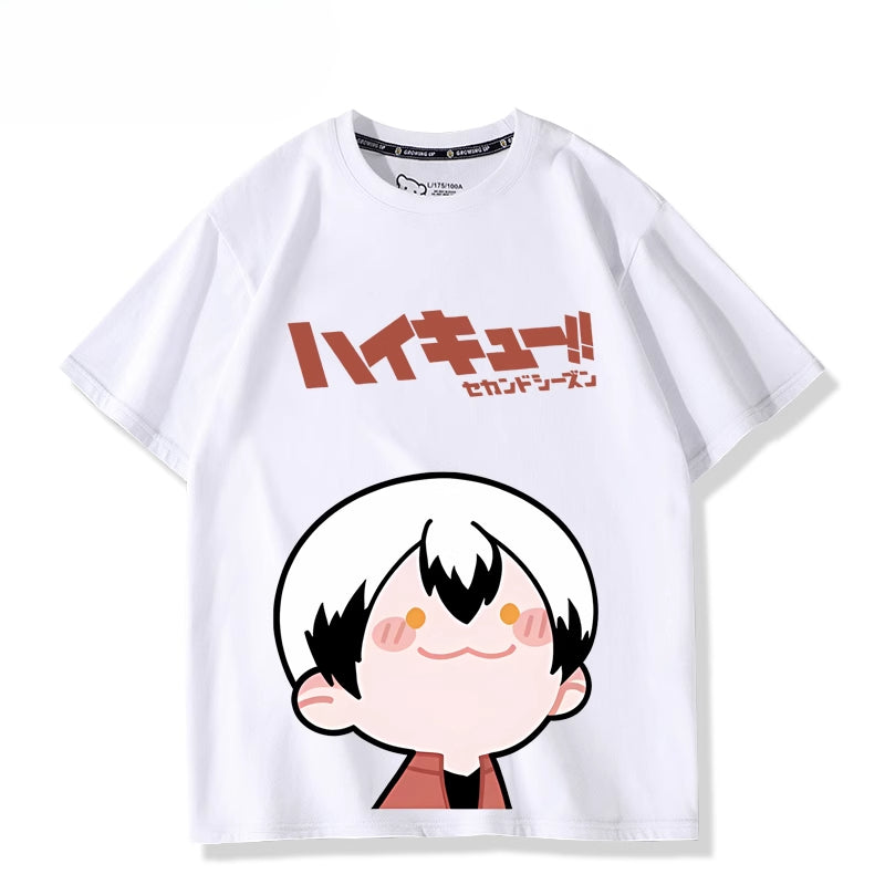 Cute Anime Graphic Short Sleeve T-Shirt