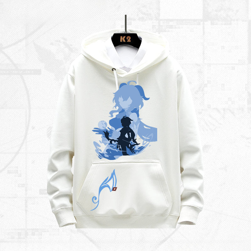 Game GanYu Printed Pullover Hoodie