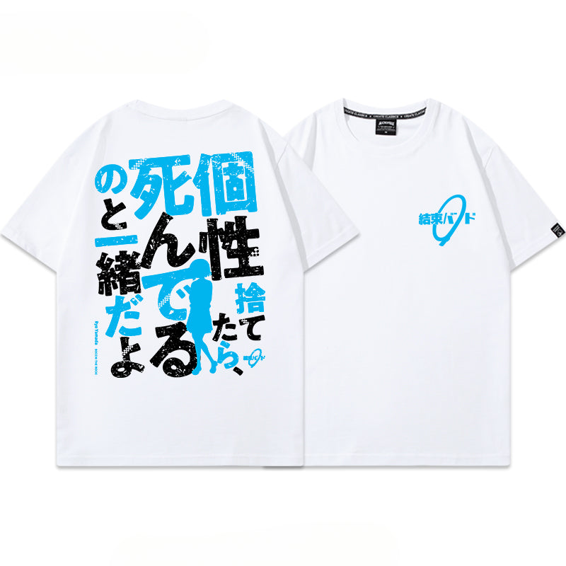 Unisex Anime Print Short Sleeve T-Shirt