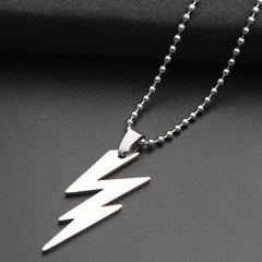 Chic Titanium Steel Flash Necklace