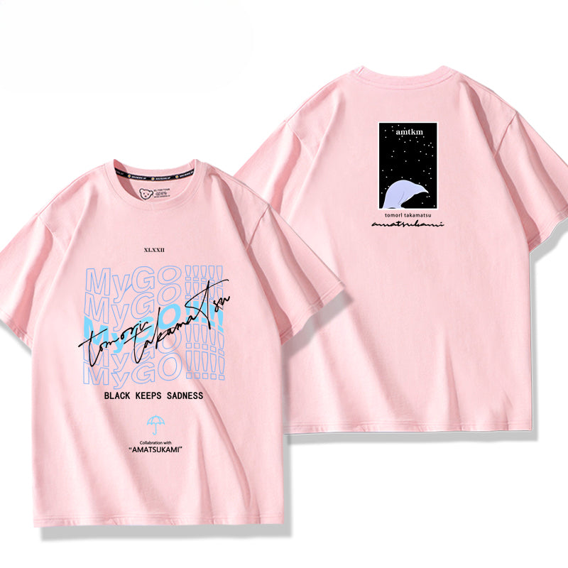 Men's and Women's Anime Pattern T-shirt