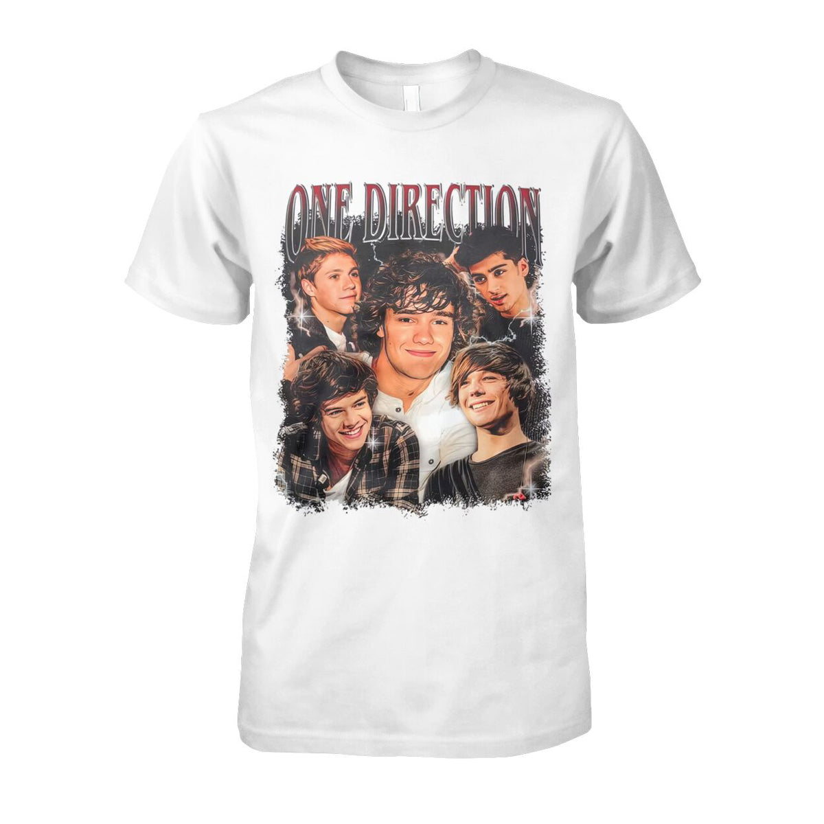 Unisex 1D Boys White Shirt