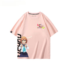 Women's Anime Cotton Short-sleeved Tee