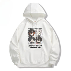 Trendy Anime Dazai Graphic Pullover Hoodie