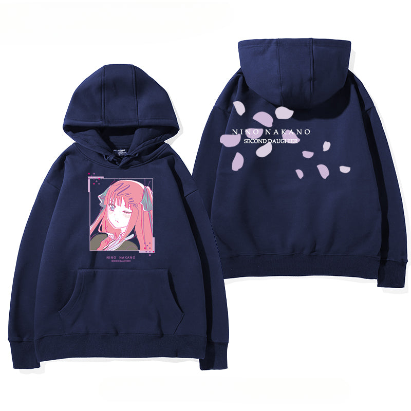 Unisex Nakano Anime Long-sleeved Hoodie