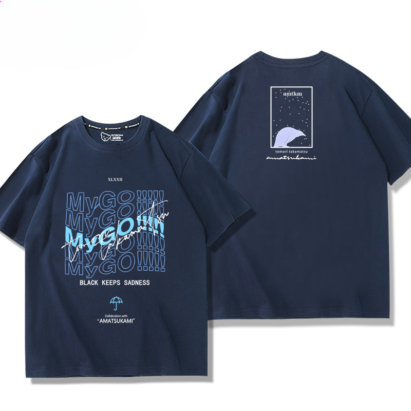 Men's and Women's Anime Pattern T-shirt