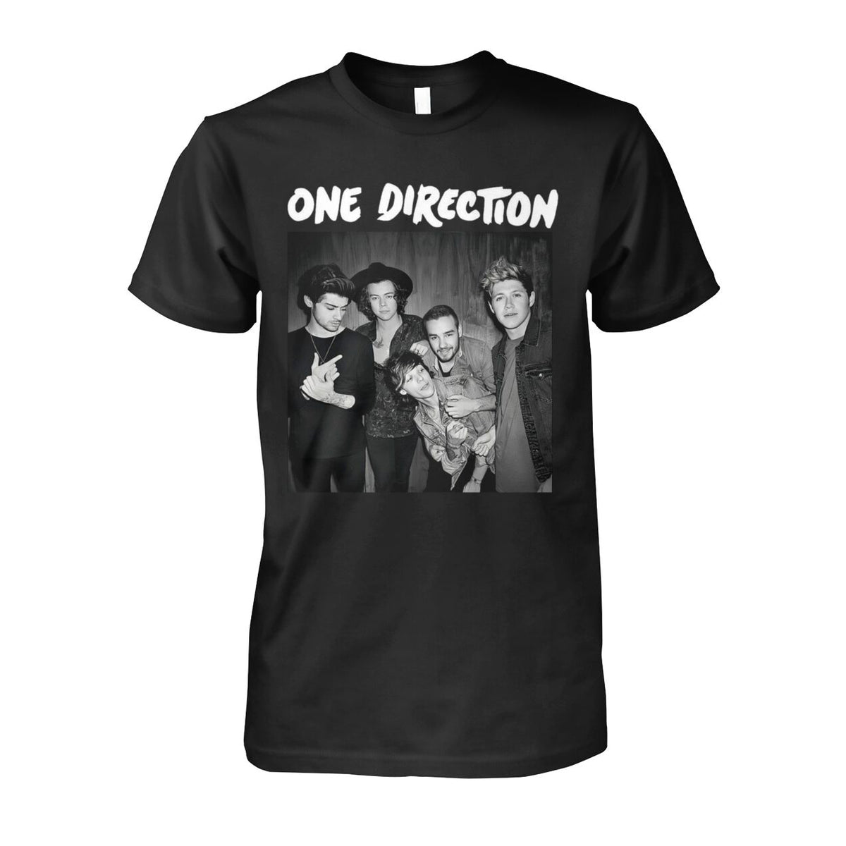 Unisex 1D Characters Black Shirt