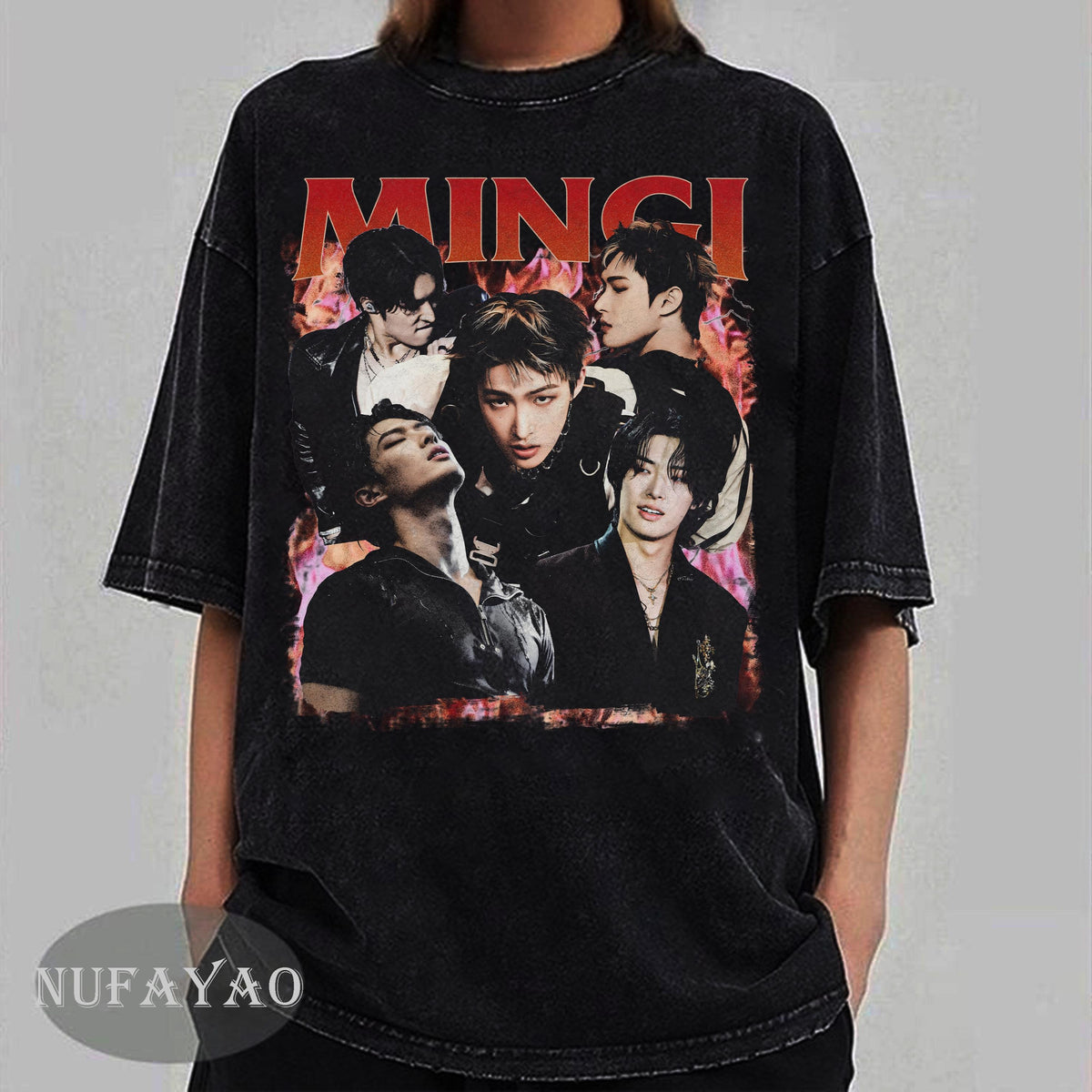 Vintage Mingi Graphic Cotton Washed Tee