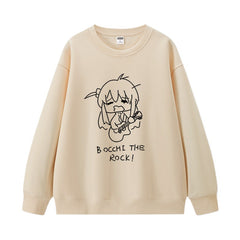 Bocchi Graphic Crew Neck Sweatshirt Top