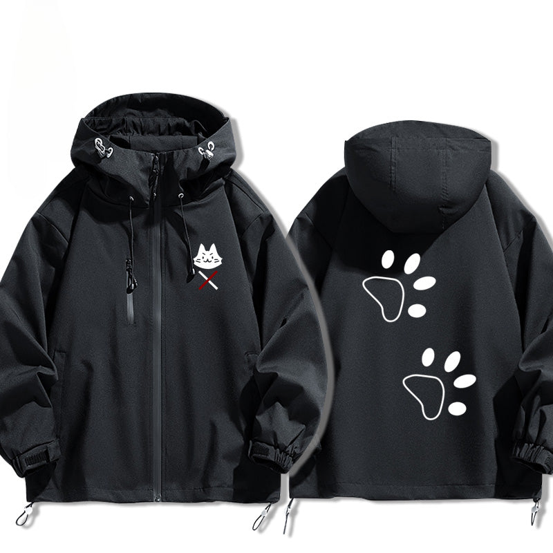 Trendy Game Hooded Zipper Thin Jacket