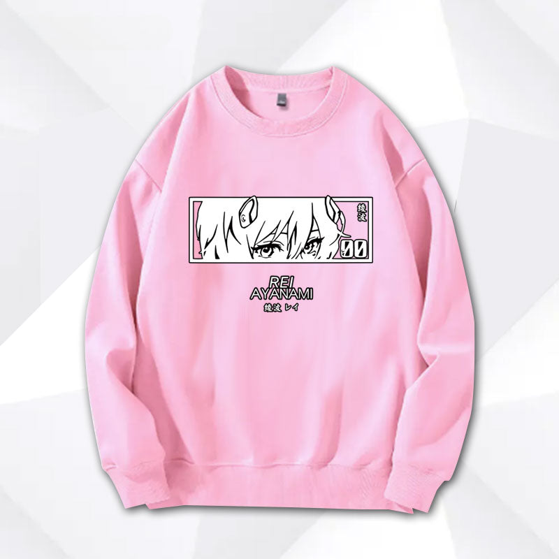 EVA Rei Anime Loose Sweatshirt