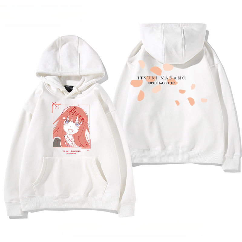 Unisex Nakano Anime Long-sleeved Hoodie