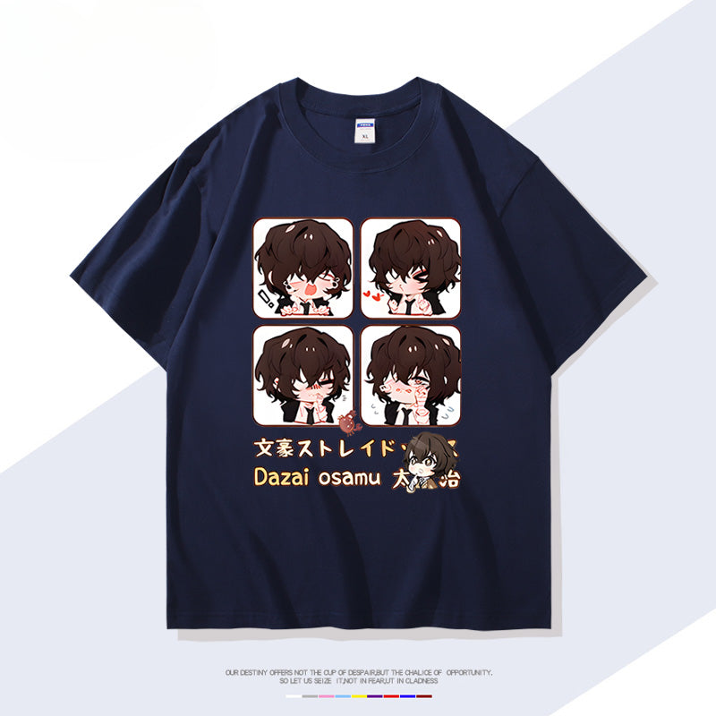 Trendy Anime Pattern Short-sleeved T-shirt