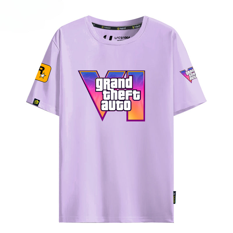 Casual Game R Star Short-sleeved T-shirt