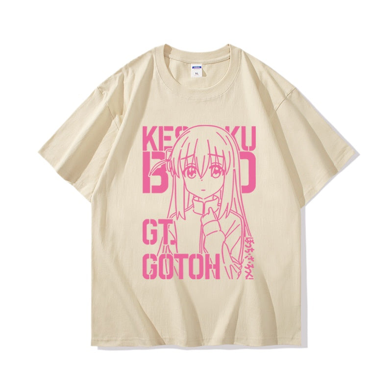 Women's Cotton Anime Short-sleeved T-shirt
