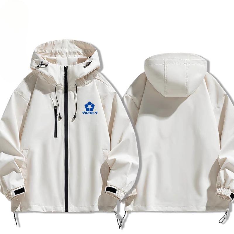 Nagi Anime Print Zipper Spring and Autumn Jacket