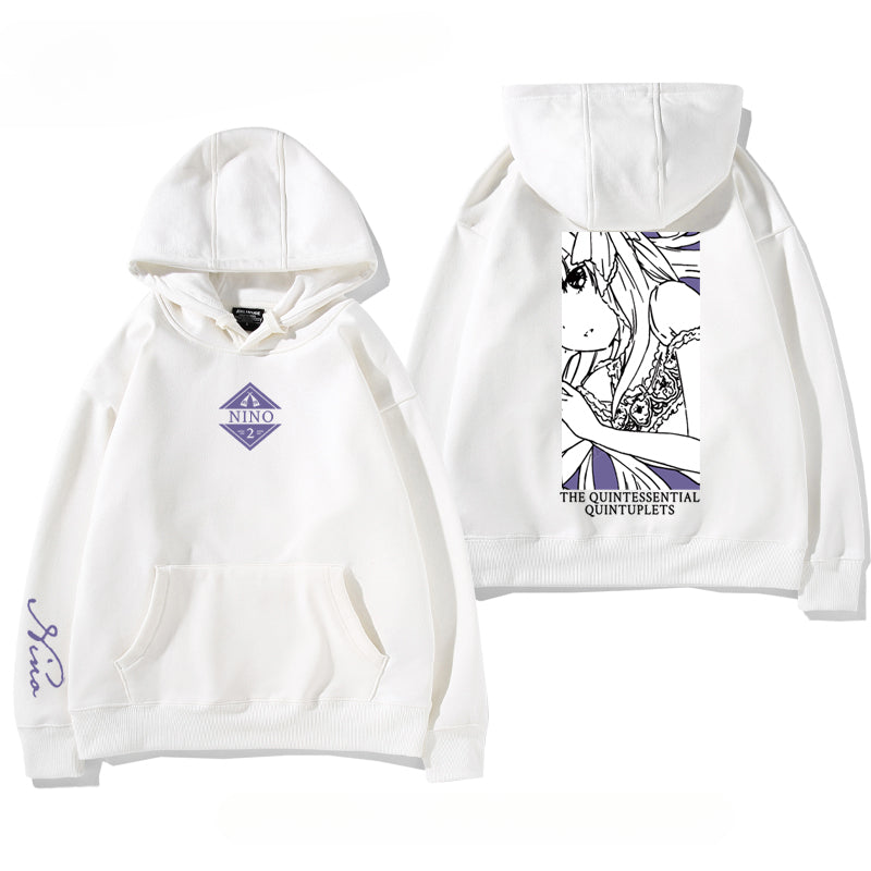 Unisex Nakano Anime Long-sleeved Hoodie