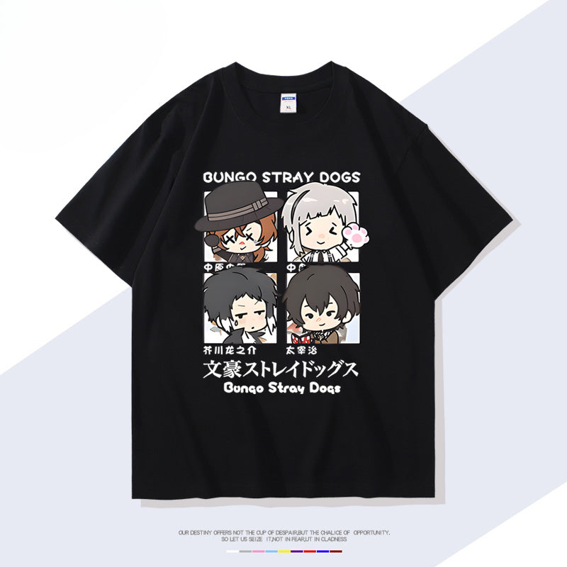 Anime Parttern Cotton Short Sleeve T-Shirt