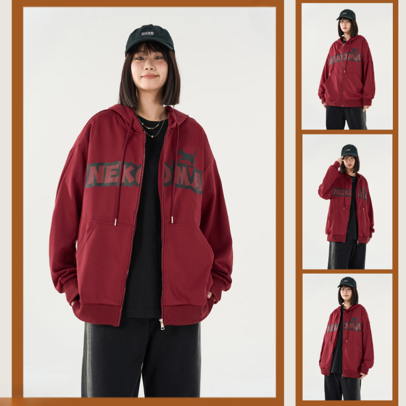 Unisex Anime Cosplay Zipper Loose Jacket