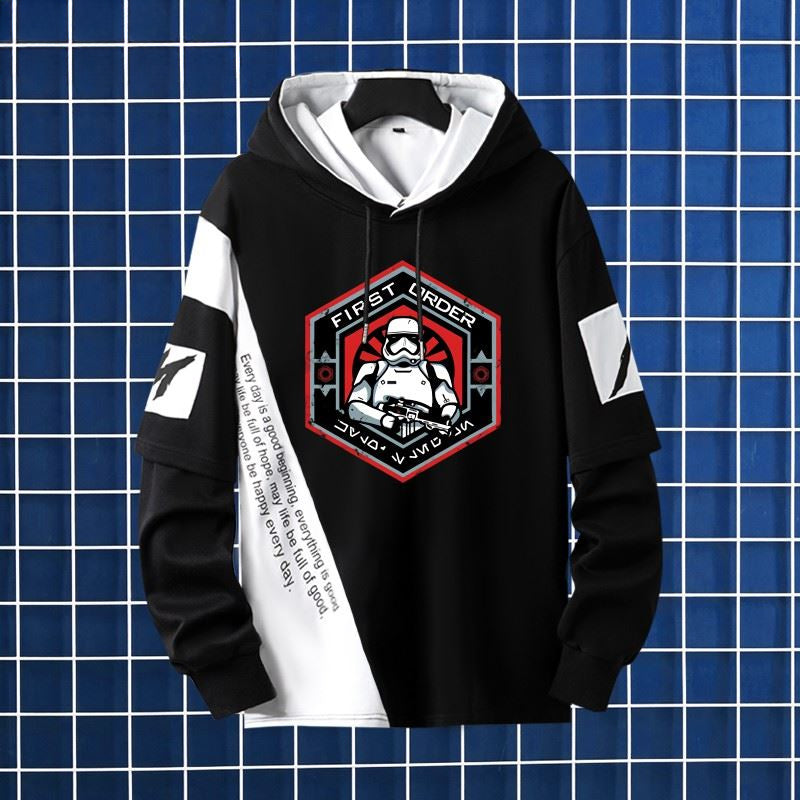 Men's The Mandalorian Print Hooded Jacket