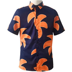 Men's Luffy Sunflower Digital Print COSPLAY Shirt