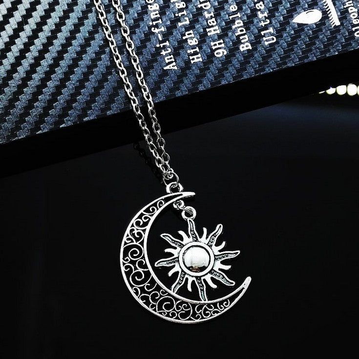 Moon and Sun Necklace