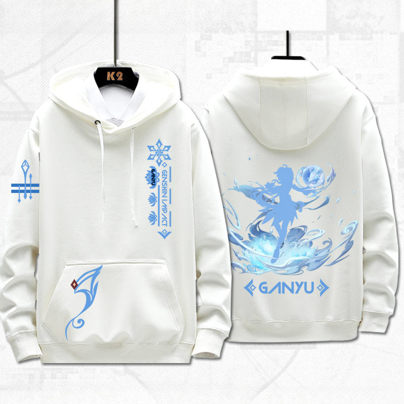Game GanYu Printed Pullover Hoodie