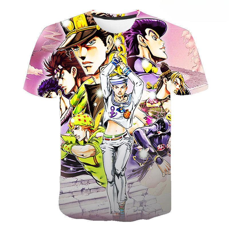 Men's Jojo 3D Print Crew Neck T-shirt