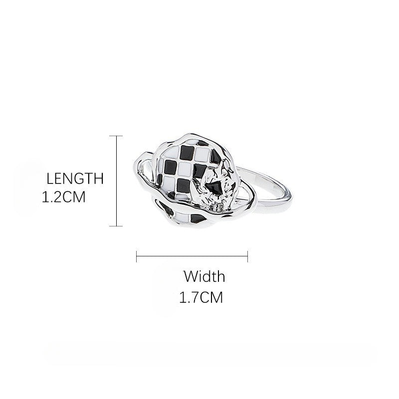 Retro Zircon Game Cos Ring